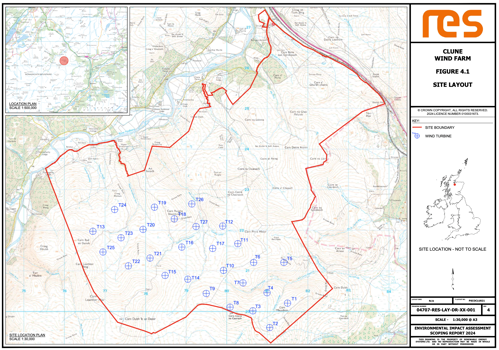 Clune Site Layout